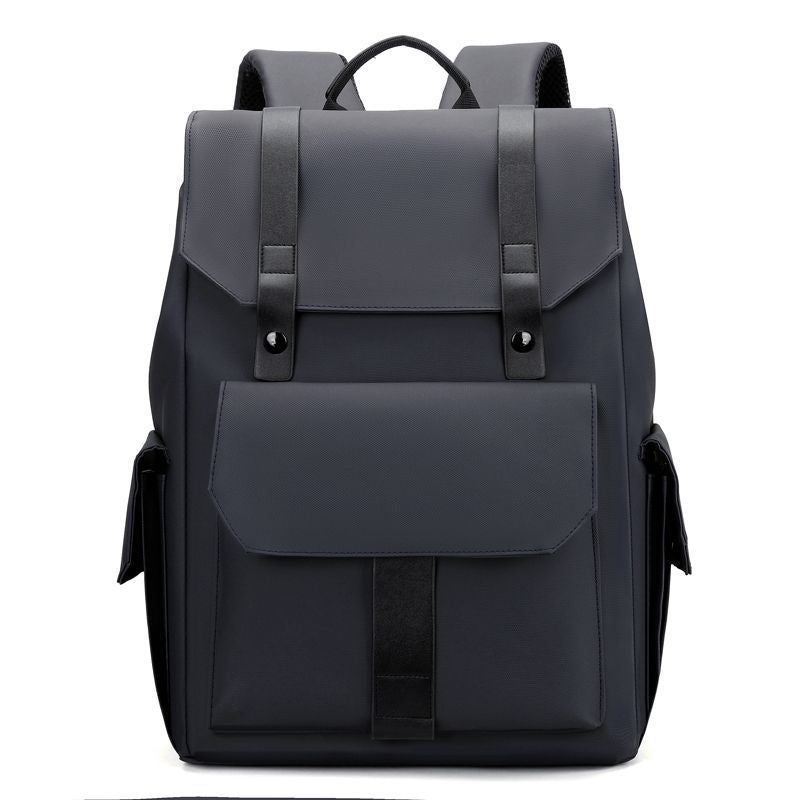 Elegant backpack with numerous compartments and reinforced back Kalsten