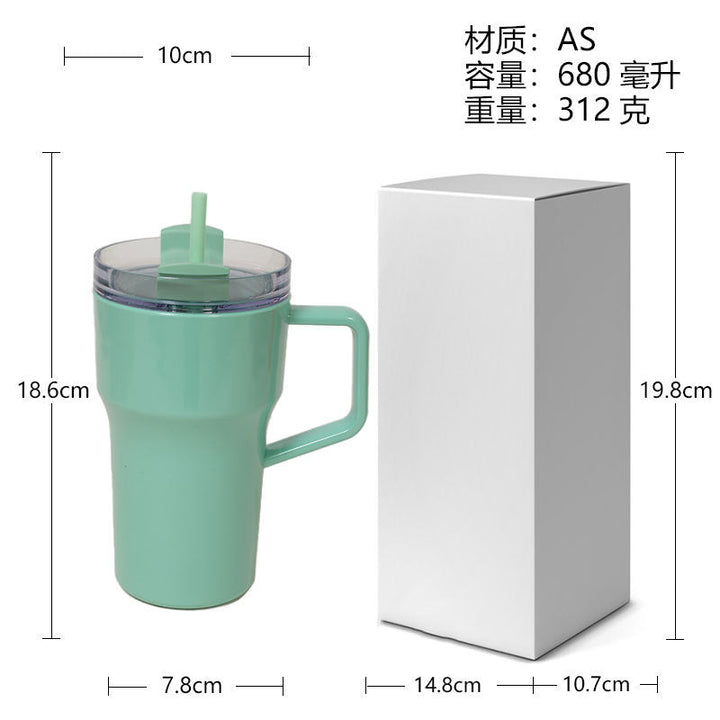 Unisex drinking cup with ergonomic handle and leak-proof lid Kalsten