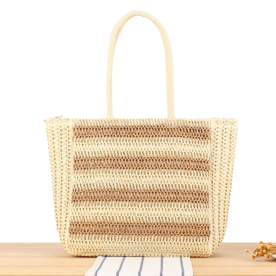 Beach bag with modern zebra pattern Kalsten