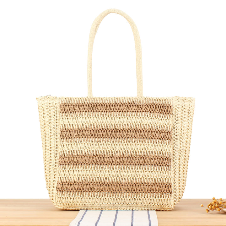 Beach bag with modern zebra pattern Kalsten