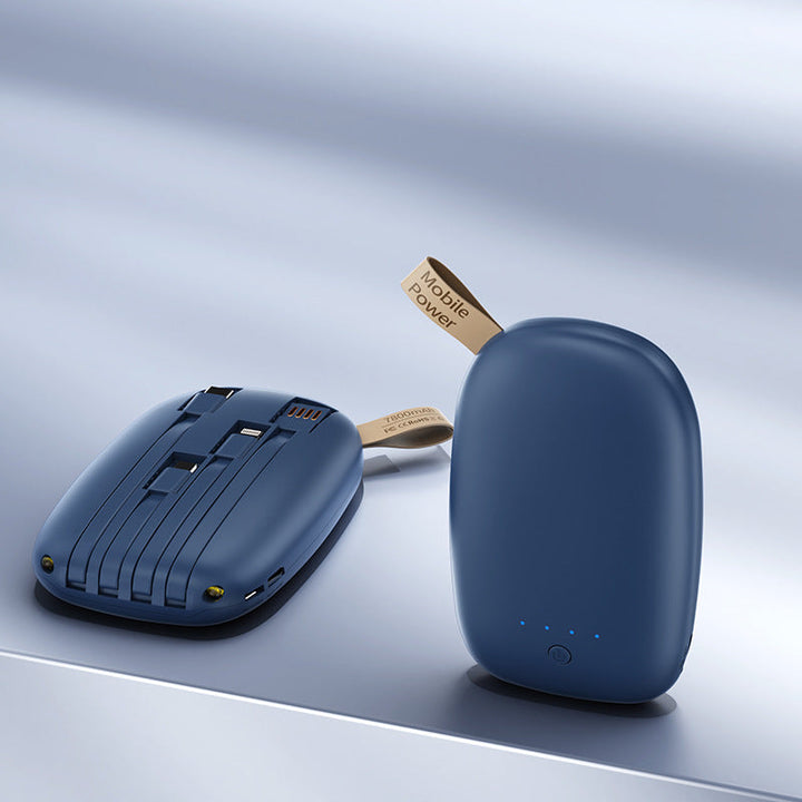 Portable power bank with integrated multifunction charging cable Kalsten