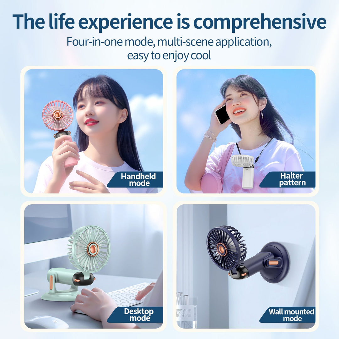 Portable Oscillating Mini Fan with Adjustable Mount Kalsten