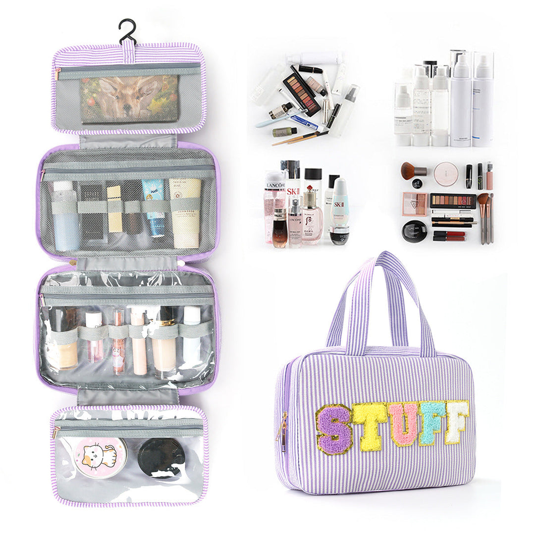 Multifunctional Cosmetic Organizer Bag with Hanging Design Kalsten