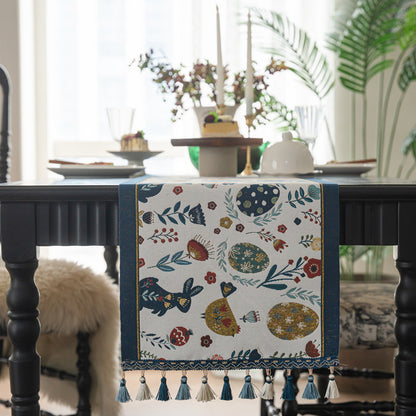 Decorative Tasseled Table Runner