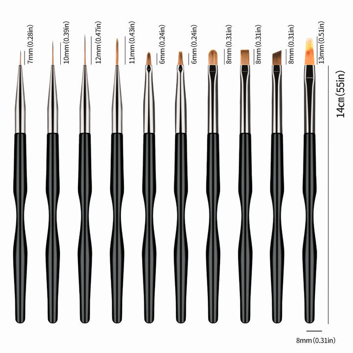 Precision Nail Art Detailing Brush Set Kalsten 1787228377