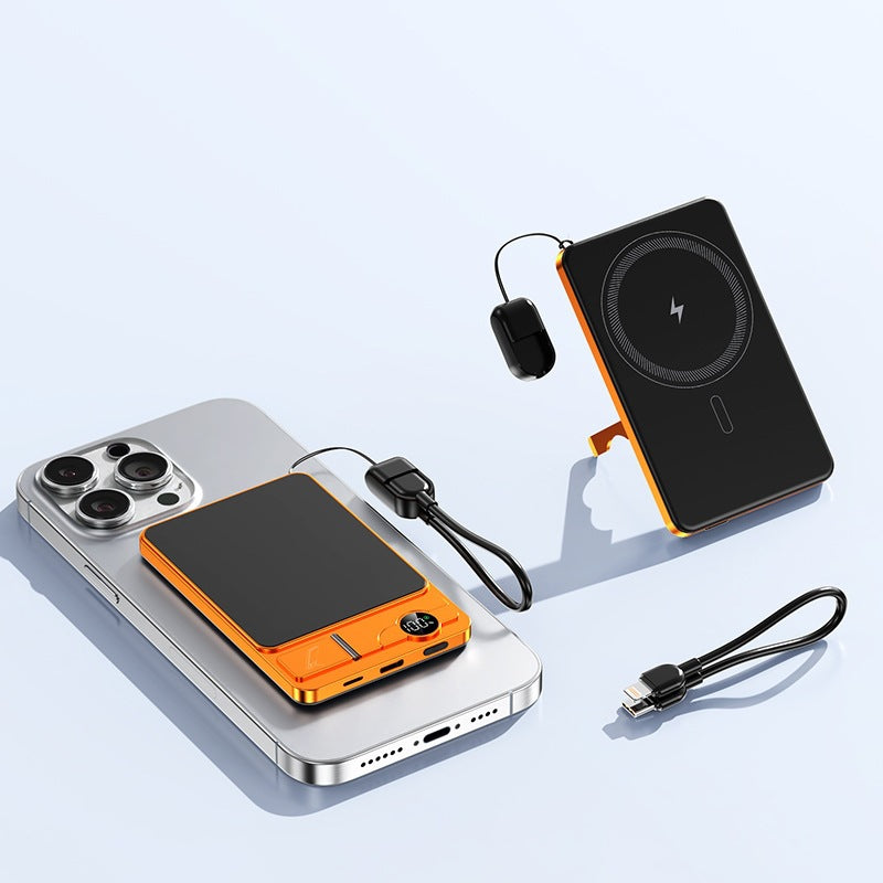 Portable power bank with integrated wireless charging technology and dual fast charging function Kalsten