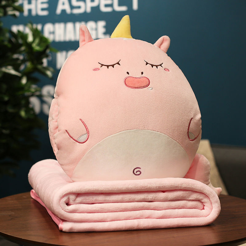 Plush carrot cushion and blanket set Kalsten