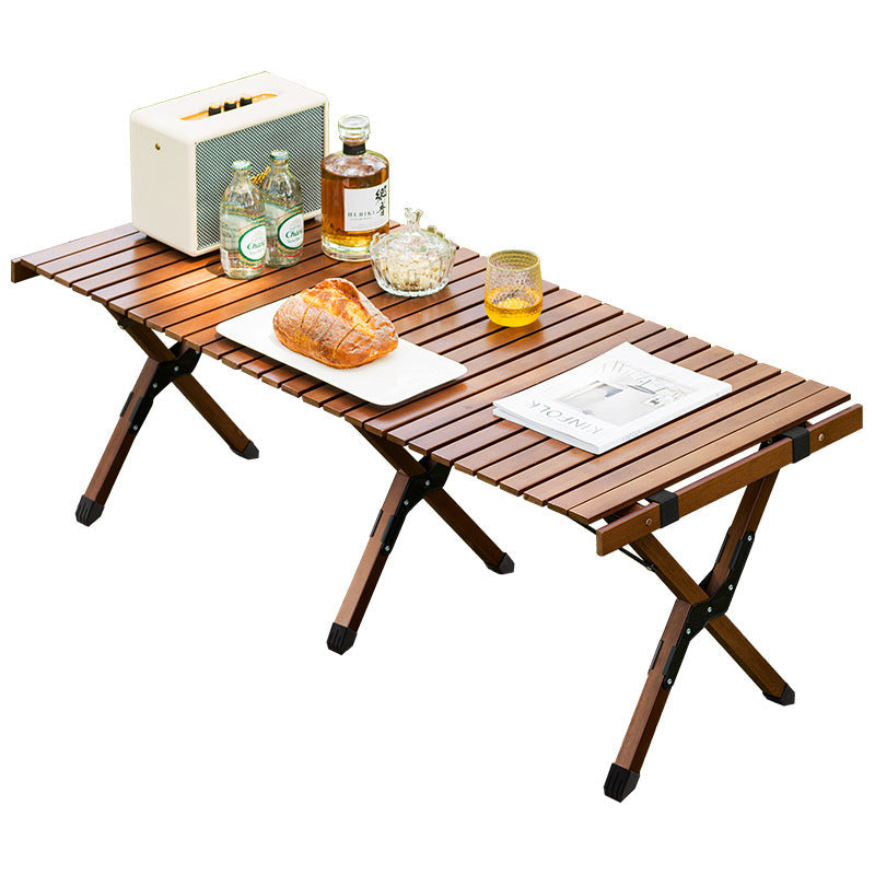 Foldable Garden Chair Made of Lightweight Bamboo with Ergonomic Backrest Kalsten