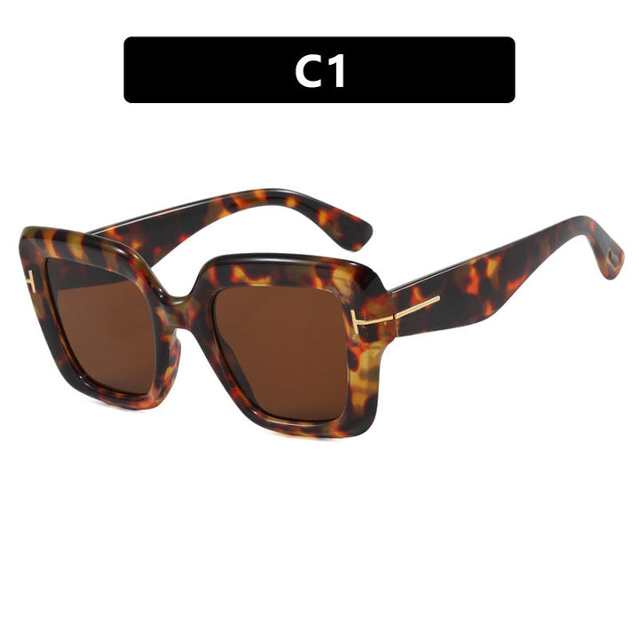 Women's square sunglasses with comfortable plastic frame and UV protection Kalsten