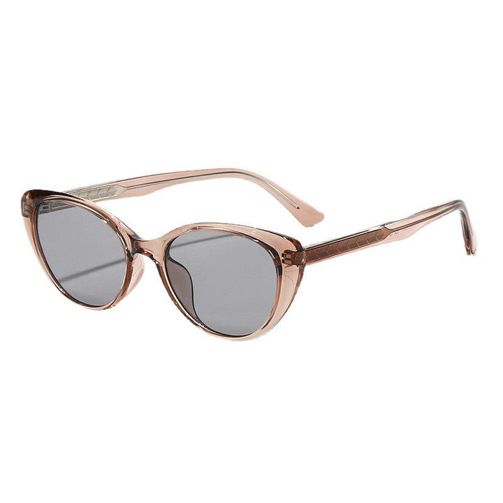 Women's Cat-Eye Sunglasses with Transparent Frame and UV Protection Kalsten