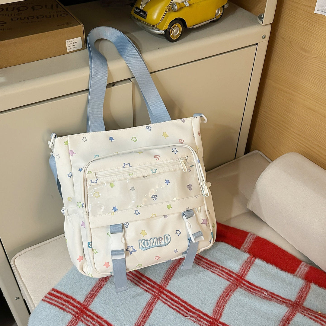 Playful Cartoon-Themed School Backpack