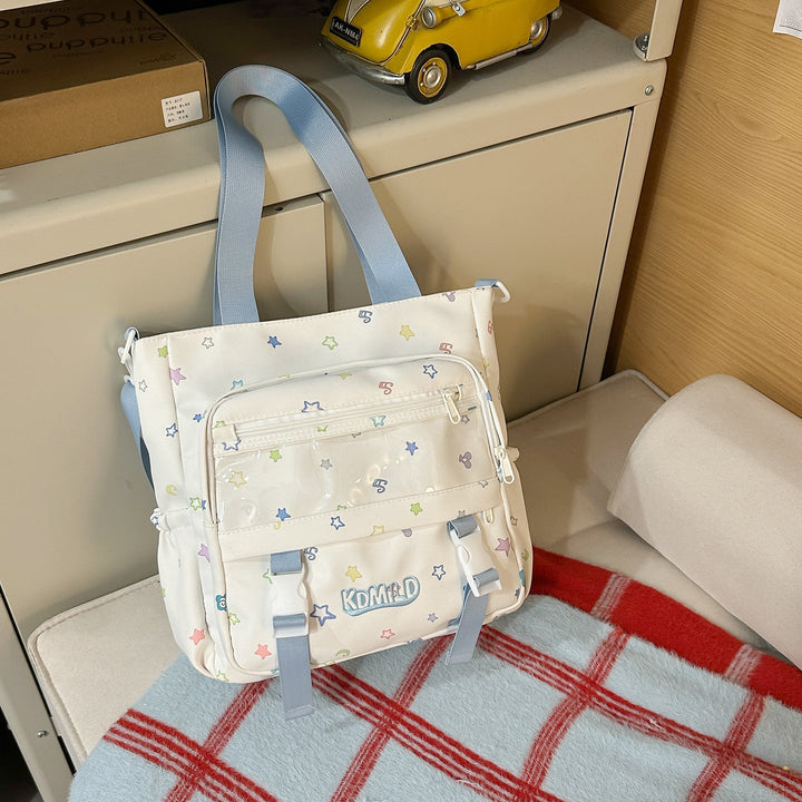 Playful Cartoon-Themed School Backpack
