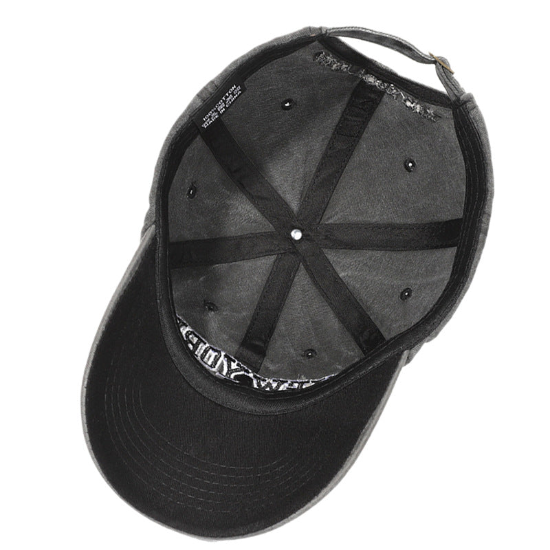 Men's Distressed Embroidered Dad Hat Kalsten