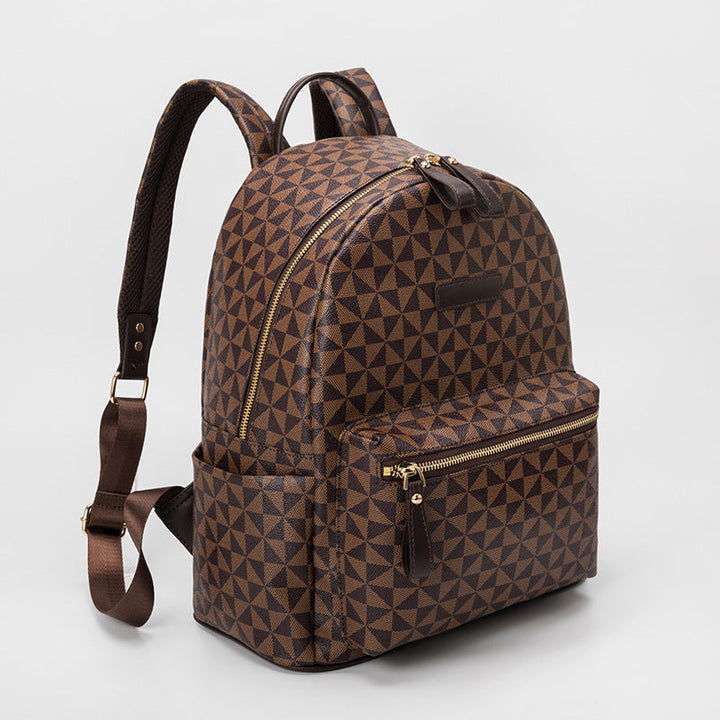 Fashionable backpack in geometric design Kalsten