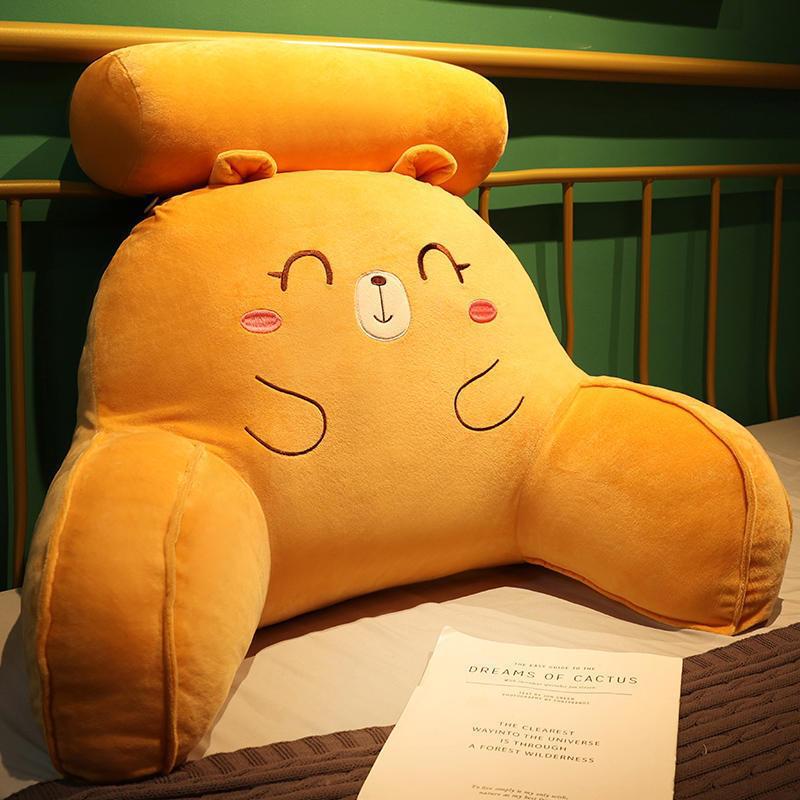 Plush back support cushion with unique vegetable design Kalsten