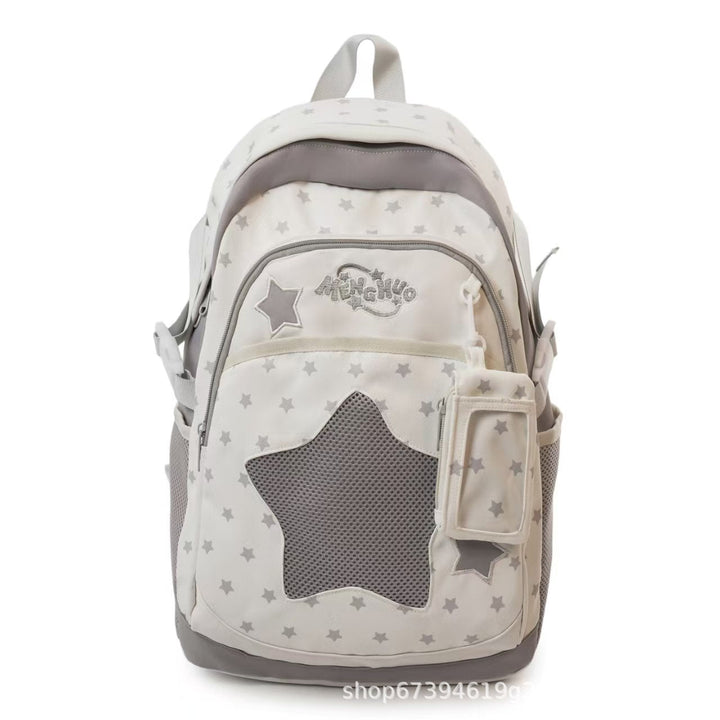 Star-Embellished Ergonomic Backpack Kalsten