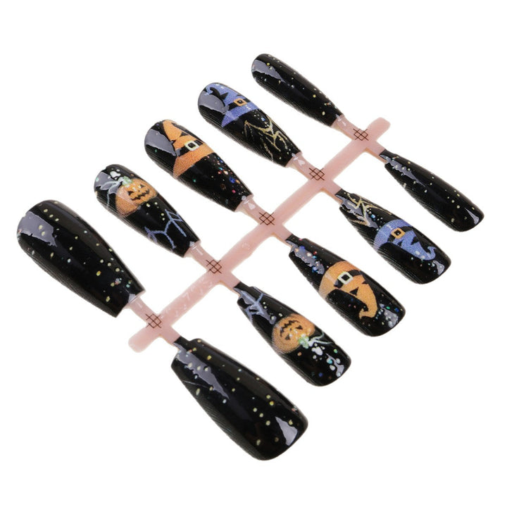 Halloween-Themed Press-On Nail Tips Kalsten