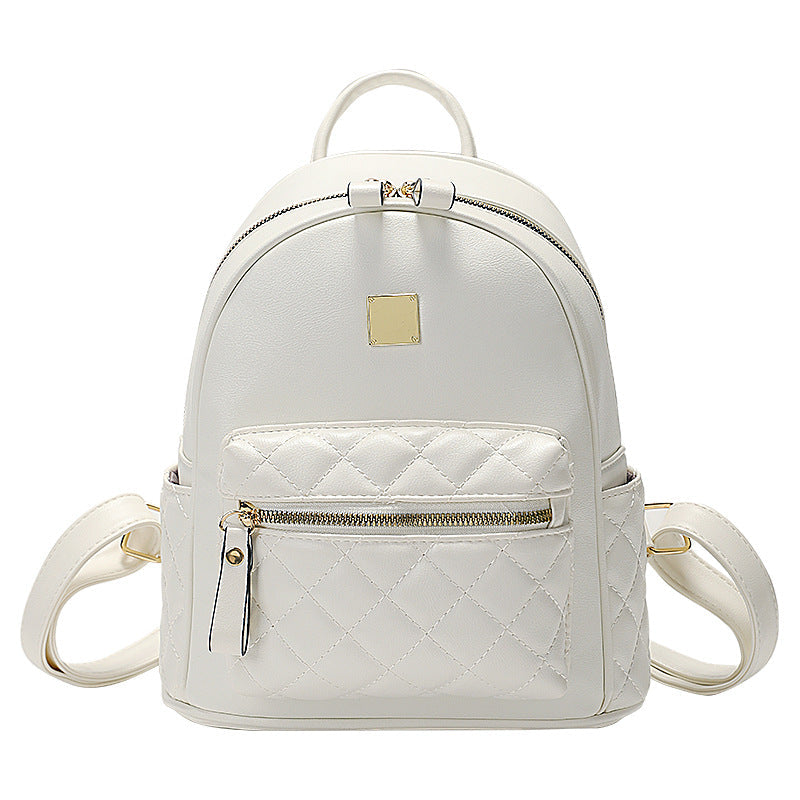 Quilted Leather Mini Backpack Kalsten