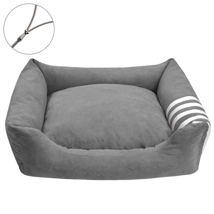 Cozy Bolstered Dog Bed