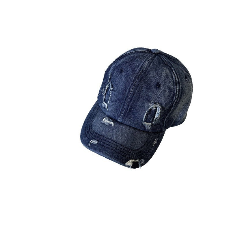 Men's Distressed Denim Baseball Cap Kalsten 1783921899