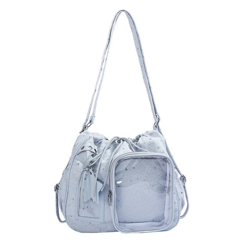 Stylish Multi-Pocket Drawstring Tote Bag Kalsten