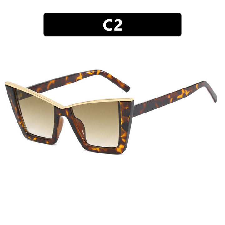 Women's fashionable sunglasses with a unique geometric frame Kalsten