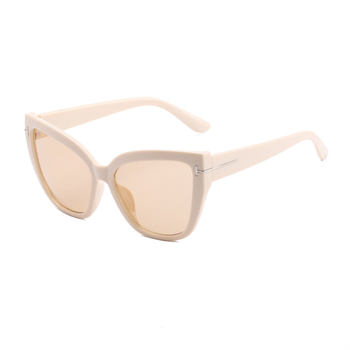 Ladies Cat-Eye Sunglasses with Fashionable Structured Frame Kalsten