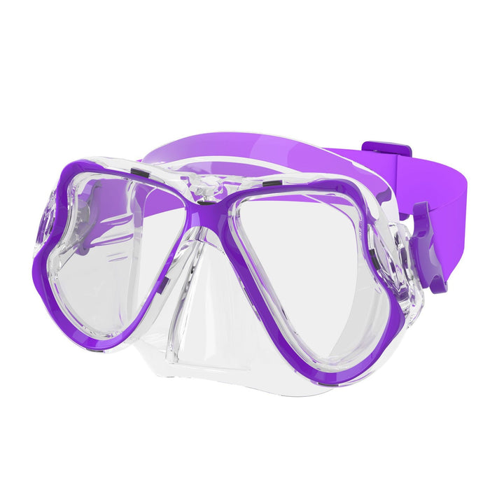 High-quality diving mask with flexible silicone rim and wide field of view Kalsten
