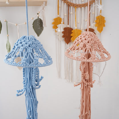 Decorative Macramé Ceiling Light Shade Acalora