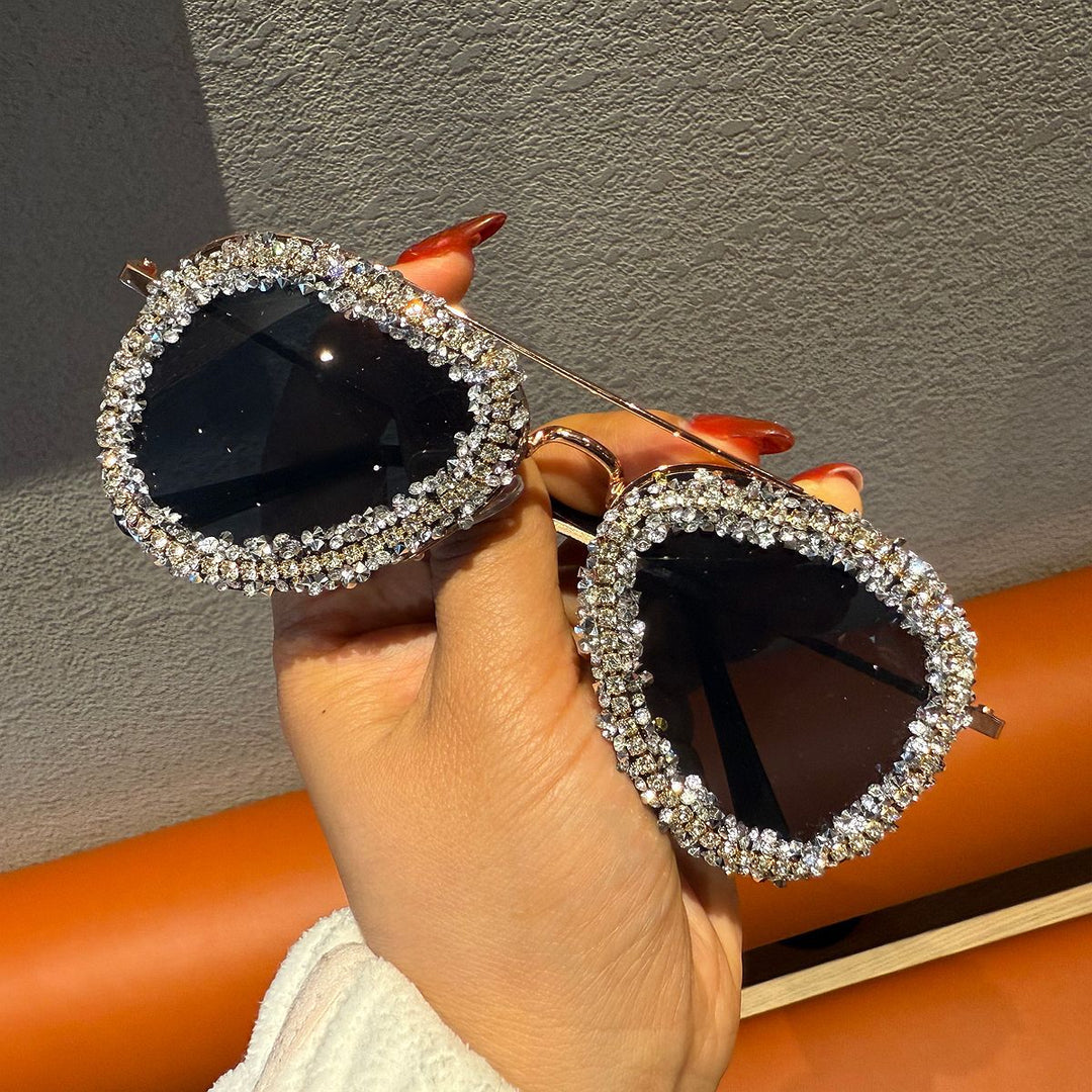 Women's sunglasses with extravagant rhinestone frame Kalsten