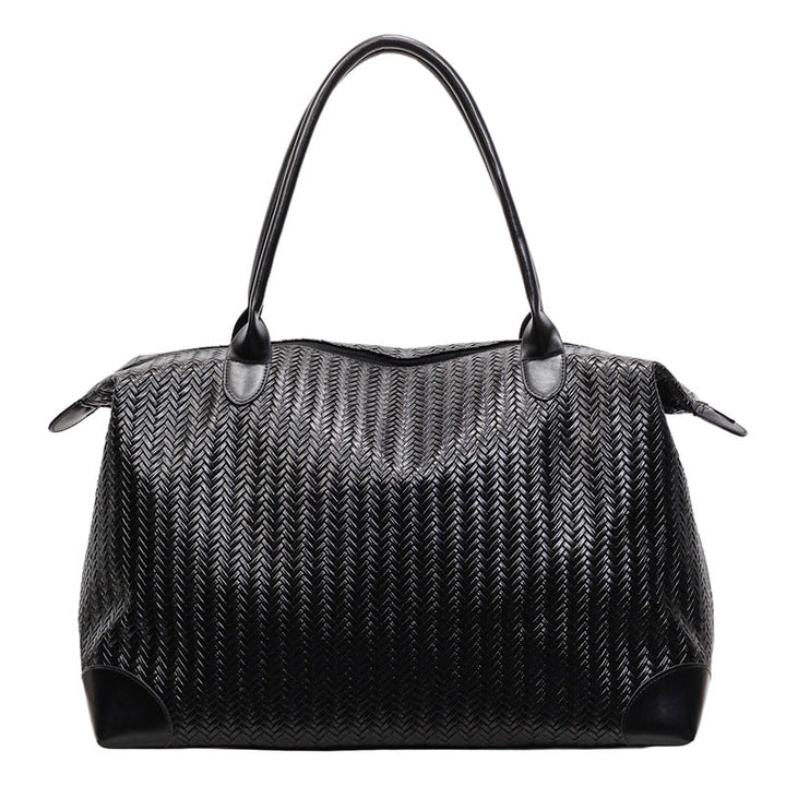 Elegant Tote Bag Made of Woven Synthetic Leather Kalsten
