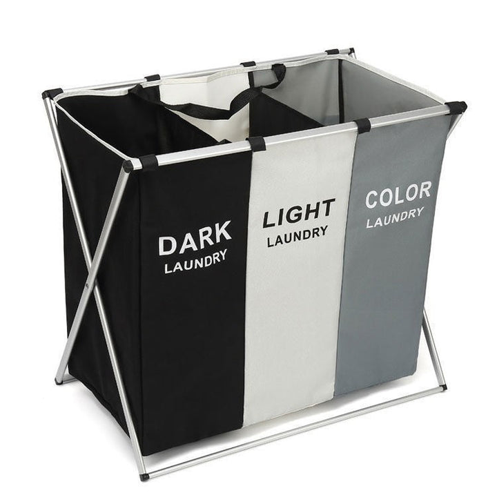Laundry separation system with three compartments Kalsten