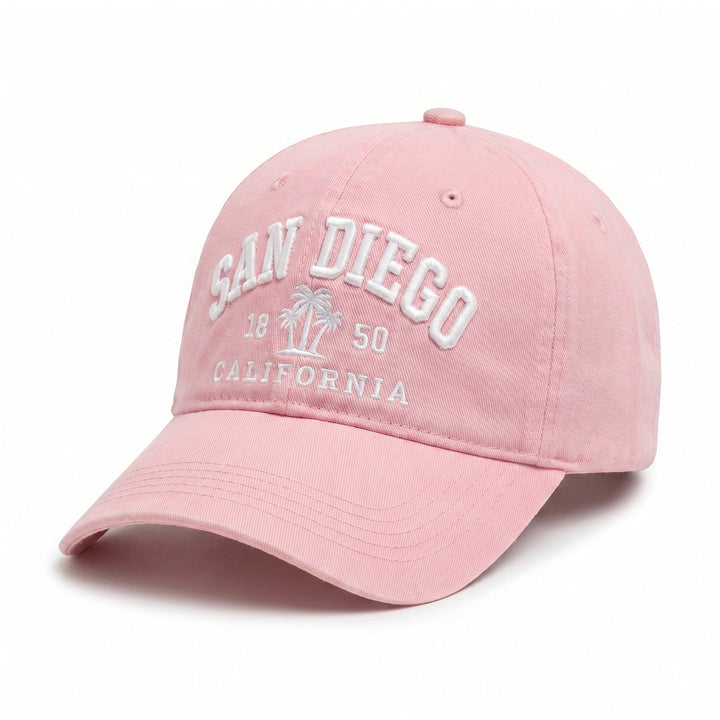 Ladies fashionable cotton cap with embroidered lettering Brehn