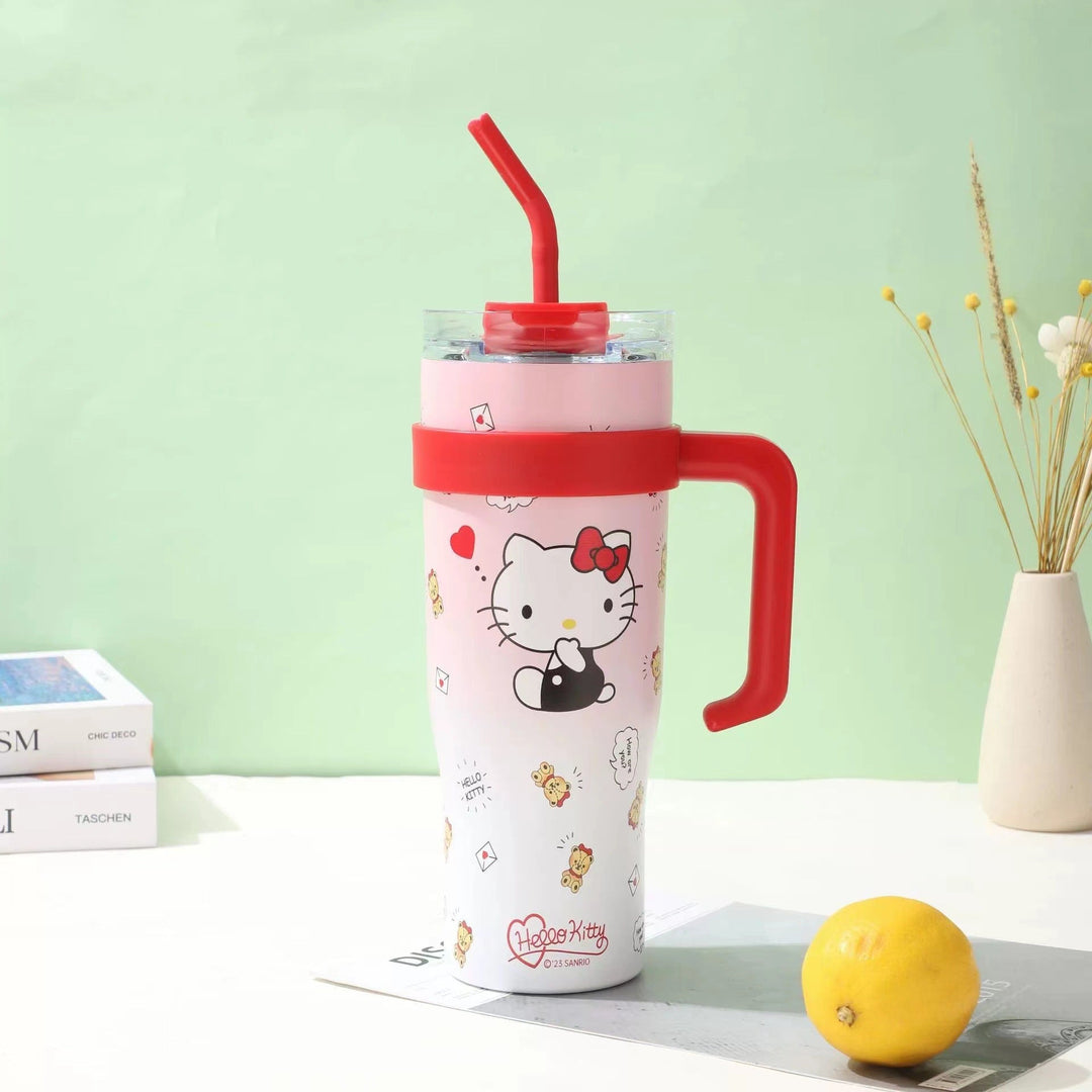 Women's insulated cup with integrated straw Kalsten