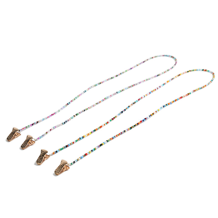 Beaded Eyewear Chain with Secure Clasps kalsten