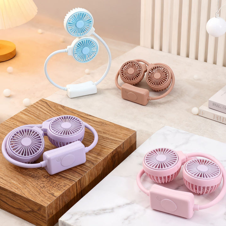 Women Portable Neck Fan with Flexible Design Kalsten