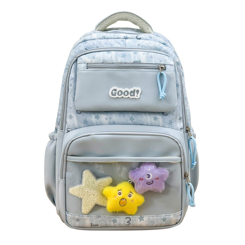 Children's Starry Print School Backpack kalsten