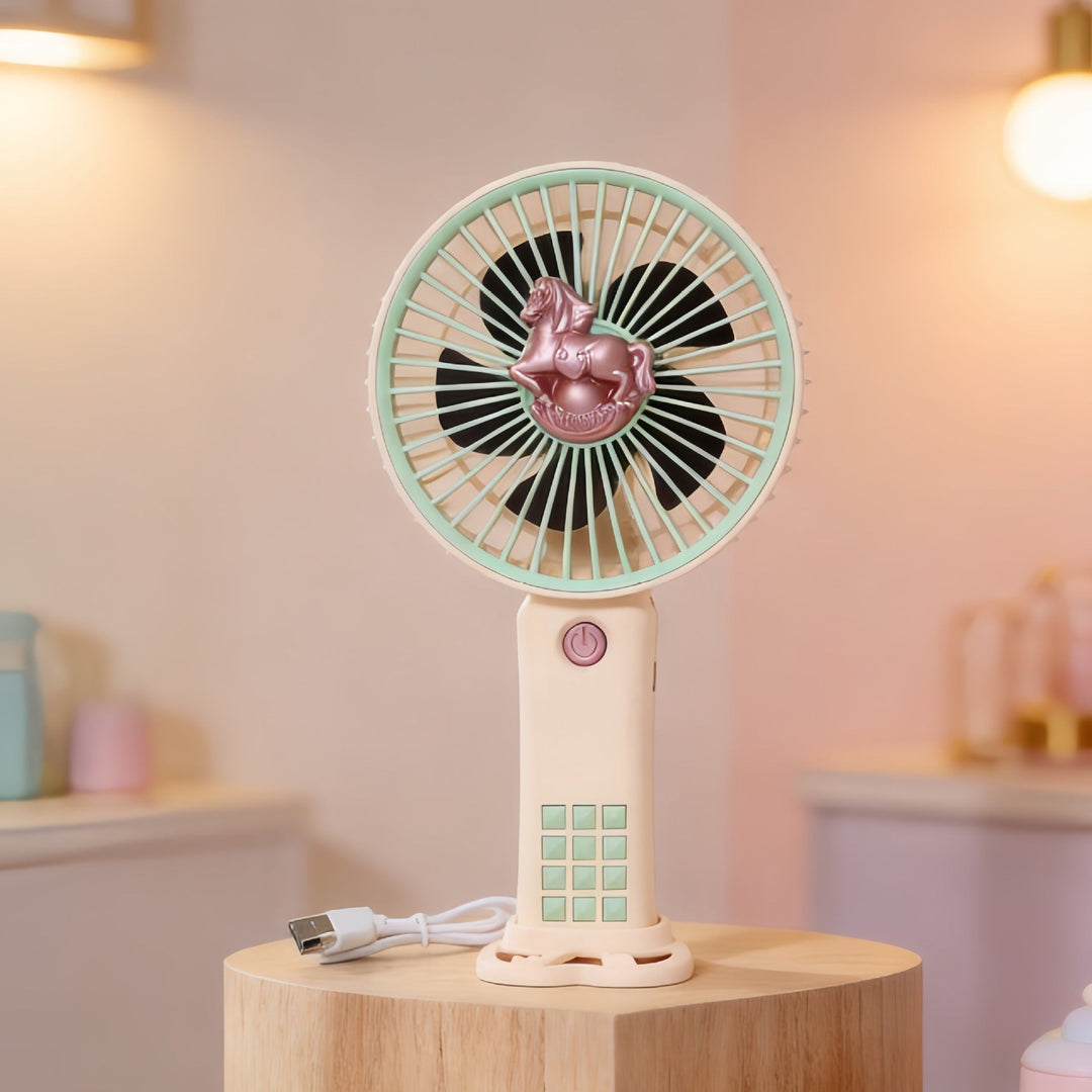 Women's Portable Mini Fan with Animal Design Kalsten