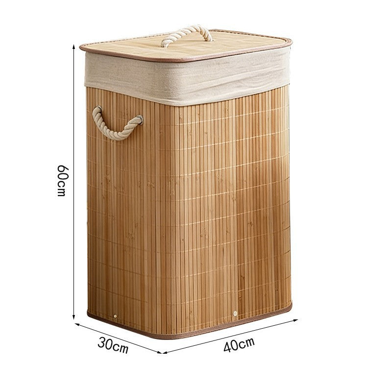 Laundry basket with lid and handle Acalora