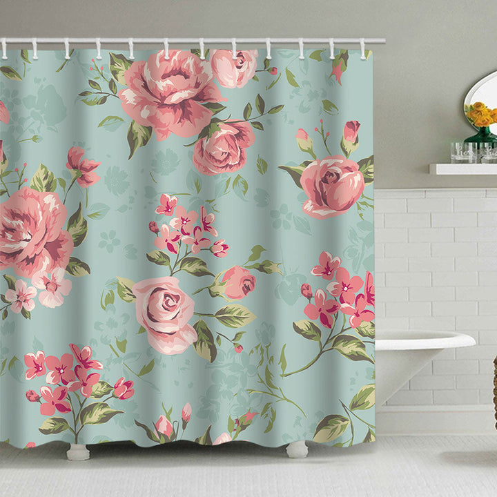 Floral Print Shower Curtain Kalsten