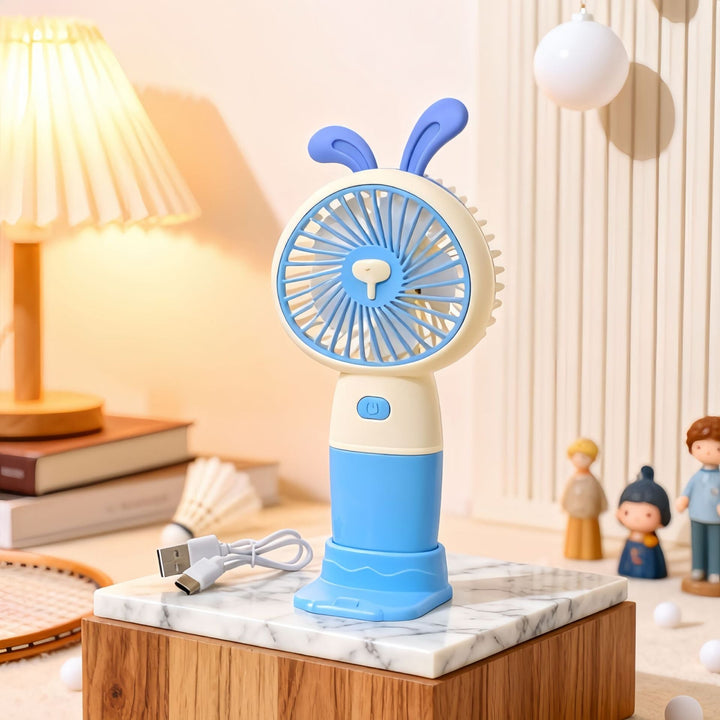Ladies Portable USB Hand Fan with Playful Design Kalsten