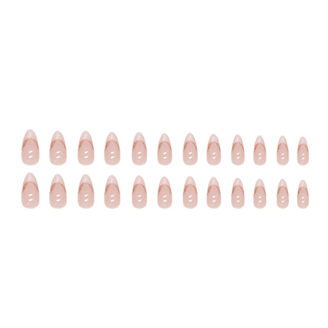 Elegant Almond-Shaped Press-On Nail Extensions Kalsten