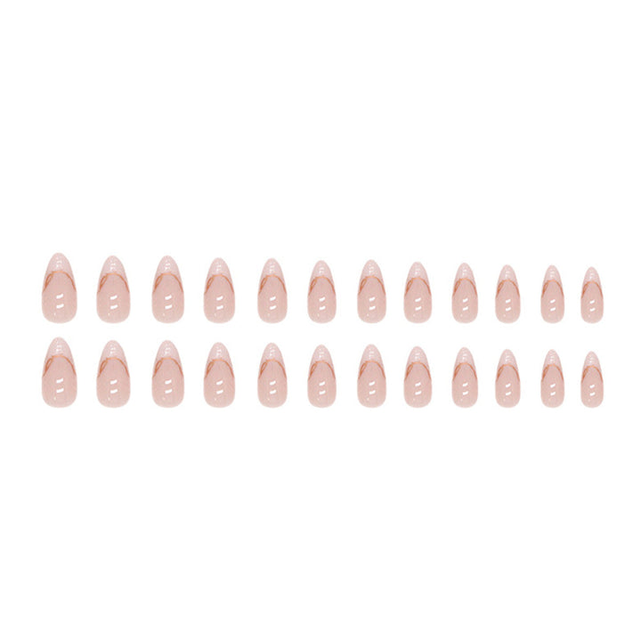 Elegant Almond-Shaped Press-On Nail Extensions Kalsten