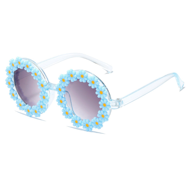 Women stylish sunglasses with floral applications Kalsten