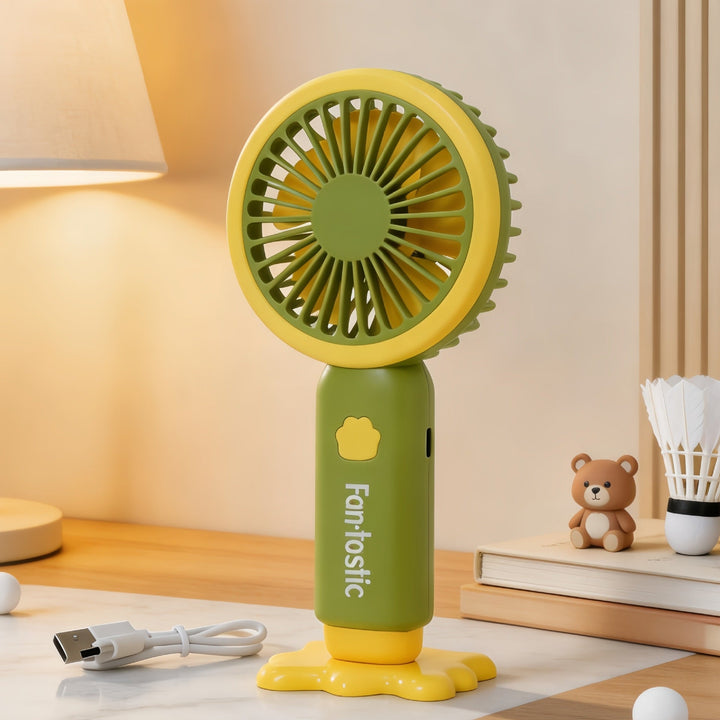Women's Portable Mini Fan with Spray Function and USB Charging Option Kalsten