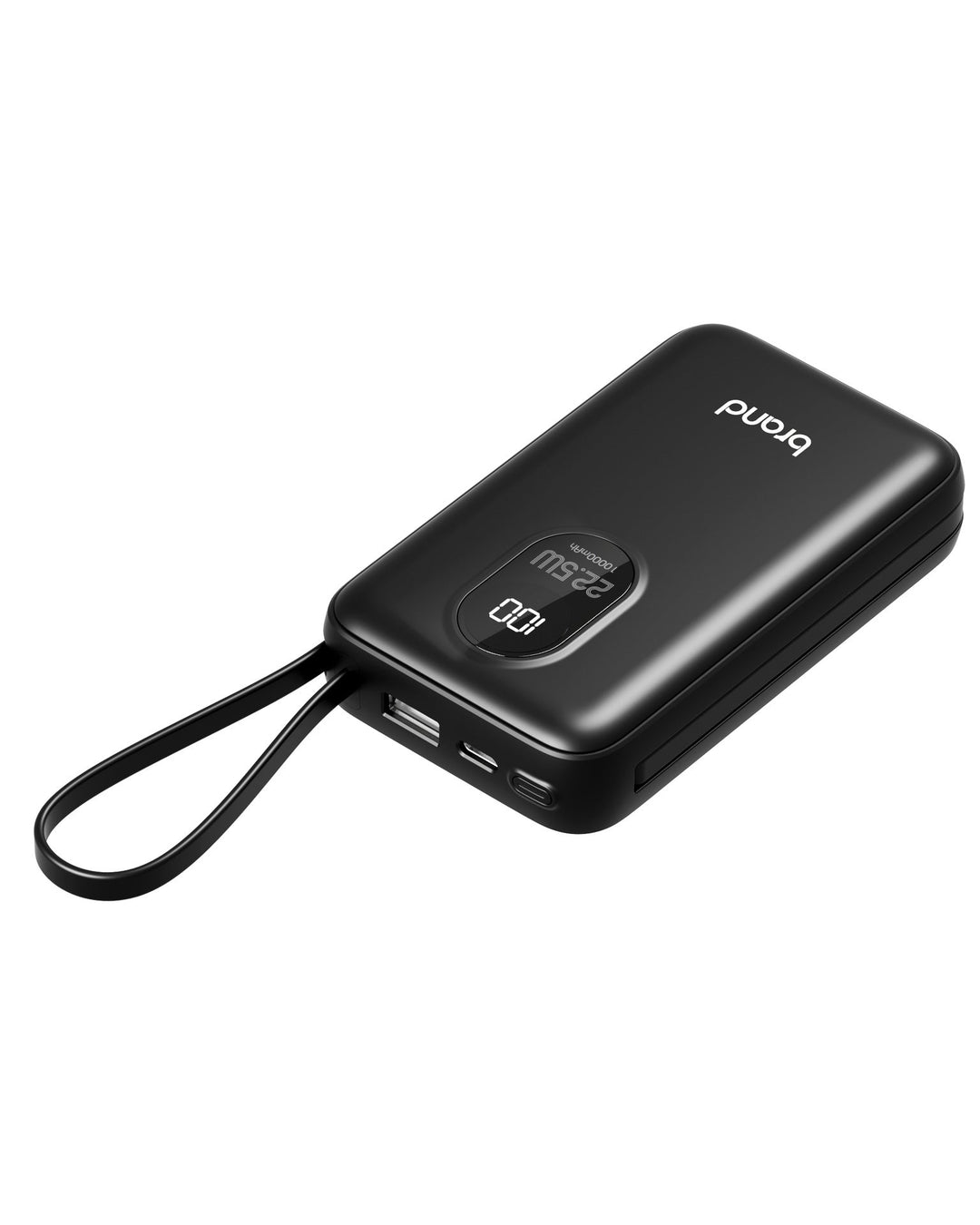 Portable Power Bank with Digital Charge Indicator and Intelligent Charging Port Kalsten