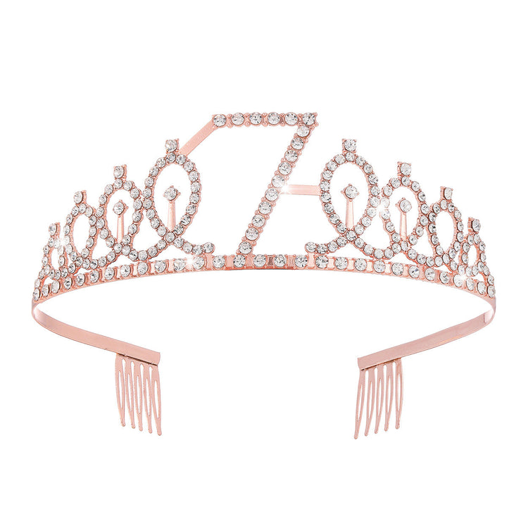 Women's Crystal-Embellished Tiara with Elegant Design Kalsten