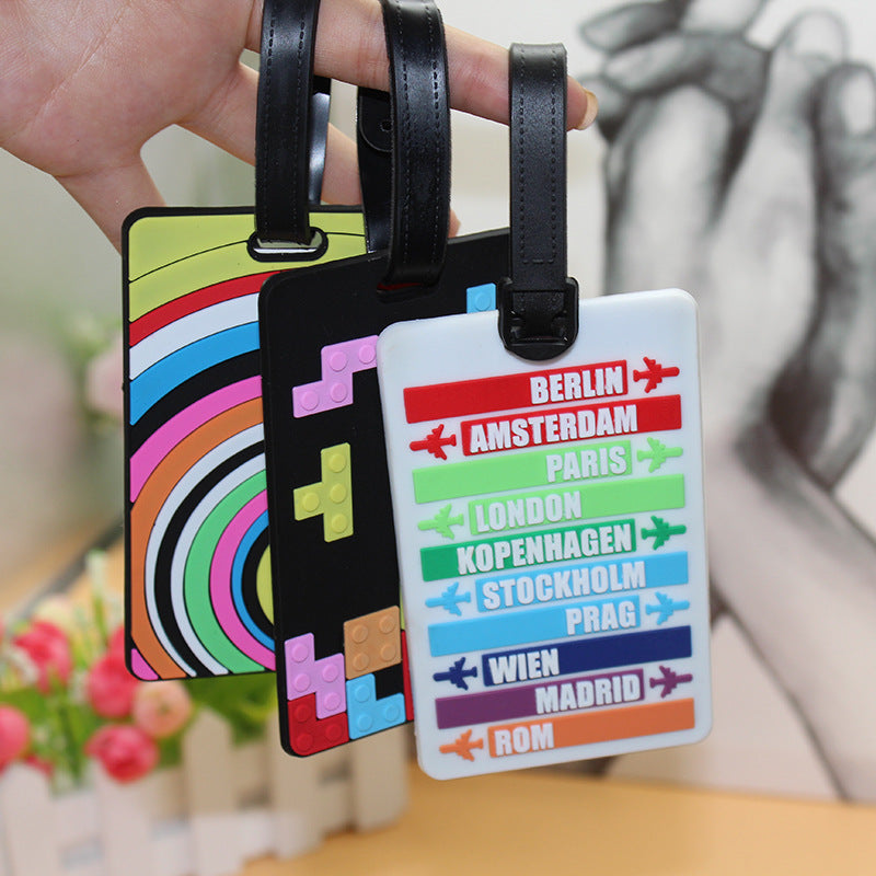 Unisex Travel-Themed Luggage Tag Kalsten
