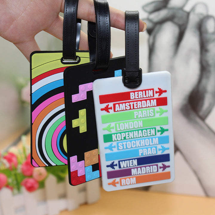 Unisex Travel-Themed Luggage Tag Kalsten