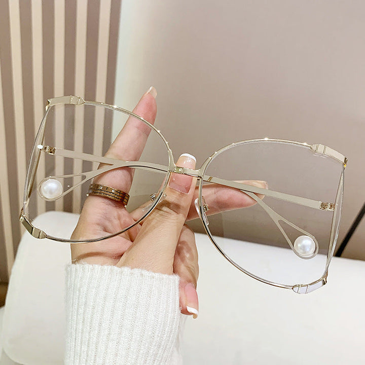 Ladies fashionable glasses with elegant pearl decor Kalsten